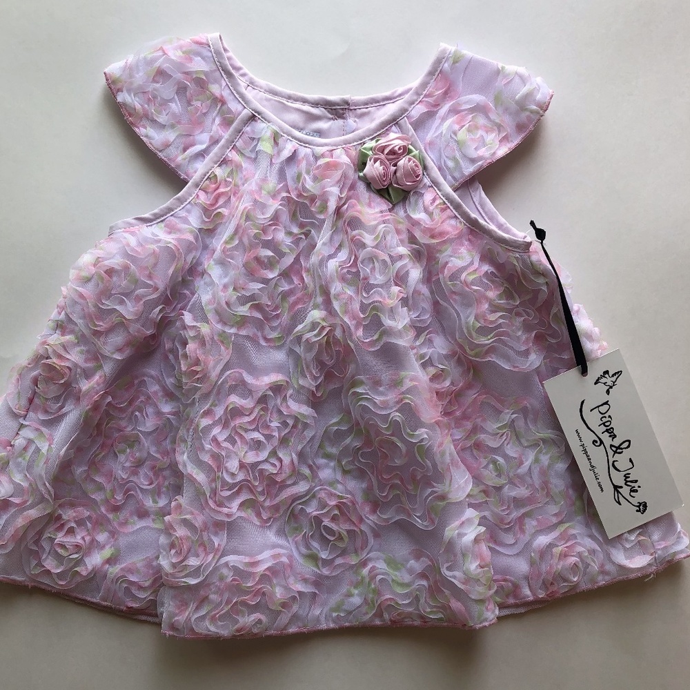 Pippa and Julie Baby Girl Dress 12 months